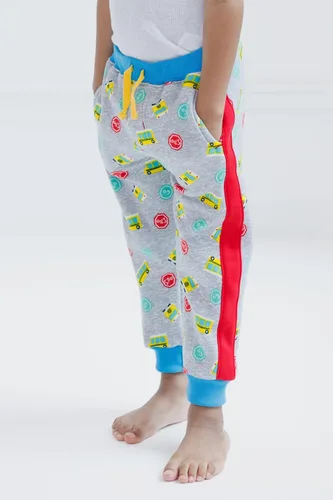 Vista 2 de CoComelon JJ - Paquete de 2 pantalones deportivos de forro polar para bebés y niños pequeños
