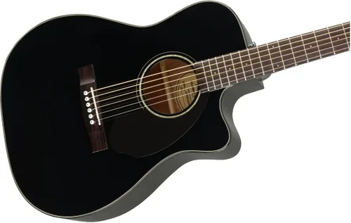 Vista 7 de Fender CC-60SCE Concert Cutaway - Guitarra acústica con 2 años de garantía, color negro