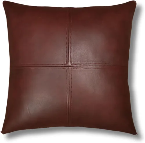 Vista 126 de Funda de almohada de cuero de cordero 100% cuero de cordero – Funda de cojín para sofá – Fundas decorativas para sala de estar y dormitorio, cuero