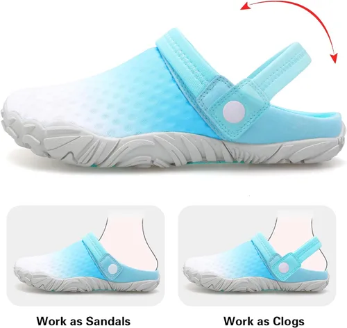 Vista 3 de Besroad Sandalias de senderismo al aire libre zapatos de agua deportivos zapatillas de deporte de moda zuecos clásicos para mujeres y hombres
