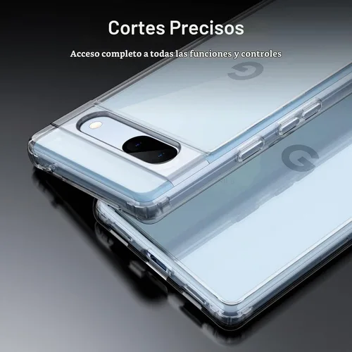 Vista 6 de JETech Funda para Google Pixel 7a, antiamarilleo, transparente
