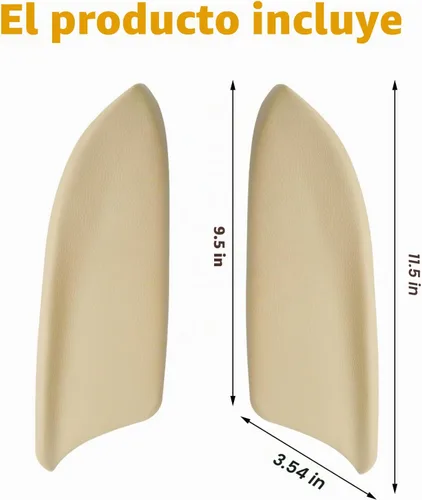Vista 7 de para puerta delantera Honda Accord 2008-2012, 2 unidades, beige