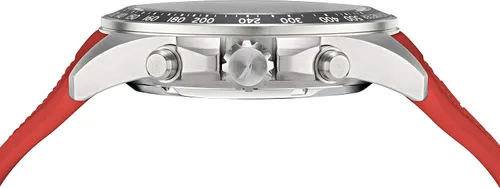 Vista 3 de Nautica NAPOBS111 Ocean Beach - Reloj de pulsera de silicona para hombre color grisgrisrojo Rojo