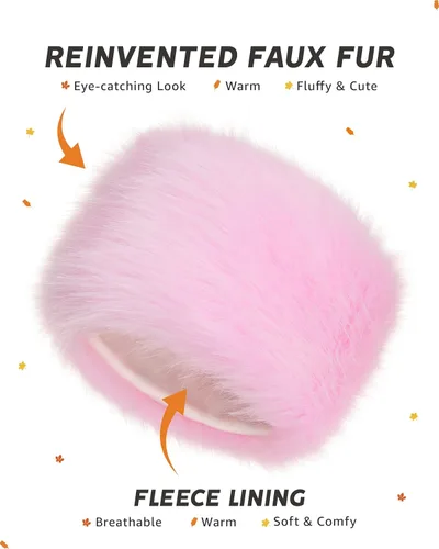 Vista 17 de Futrzane Sombrero clásico cosaco - Sombreros de piel sintética para mujer - Sombrero ruso peludo cálido