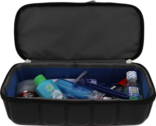 Vista 4 de Lewis N. Clark Deluxe Travelflex - Kit de aseo personal, bolsa de maquillaje, organizador de ducha + organizador de viaje, kit de artículos
