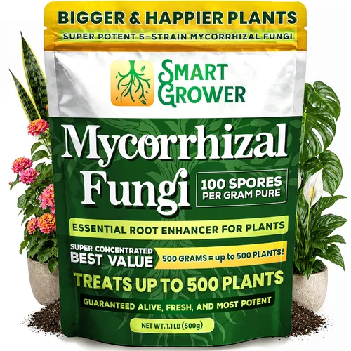 Vista 10 de Potenciador de raíces de hongos micorrízicos orgánicos para plantas, súper potente 100 esporas por gramo, mezcla de 5 cepas, resultados rápidos
