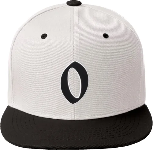 Vista 355 de Daxton Gorra clásica con visera de billete plano con letras del alfabeto inglés antiguo de la A a la Z