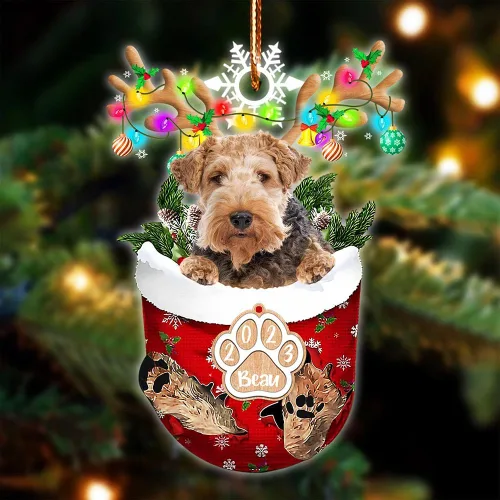 Vista 51 de NAZENTI Adorno Navideño de Bolsillo Personalizado de Affenpinscher en la Nieve, Adorno de Forma Acrílica de Perro, Adorno de Navidad 2023, Adorno