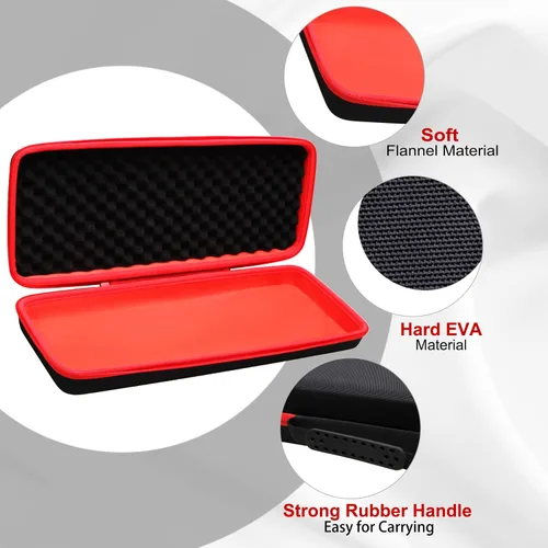 Vista 4 de LTGEM - Funda rígida para Akai Professional MPK Mini Plus - Controlador de teclado MIDI USB - Bolsa de almacenamiento protectora de viaje