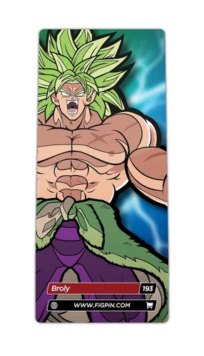 Vista 3 de FiGPiN Dragon Ball Super Broly Movie Broly - Collectible Pin with Premium Display Case - Not Machine Specific