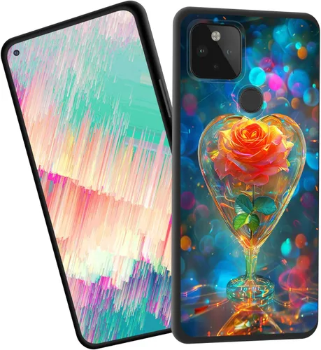 Vista 363 de Funda delgada para Google Pixel 4 XL, funda delgada de silicona de TPU suave a prueba de golpes para Google Pixel 4 XL, astronauta Galaxy