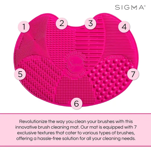Vista 3 de Sigma Beauty Sigma Spa Express - Tapete de limpieza para mujer, color rosa, talla única
