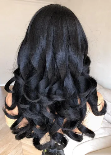 Vista 6 de Peluca de encaje frontal de 14 pulgadas con cuerpo ondulado de encaje HD, pelucas sin pegamento de cabello humano preestilizadas y precortadas Negro