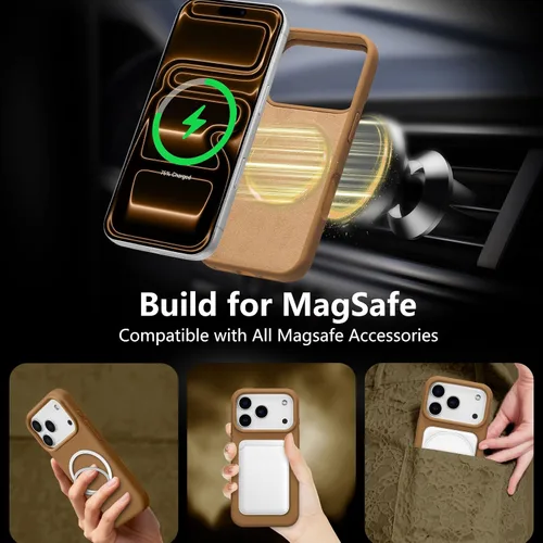 Vista 144 de Funda magnética de silicona para iPhone 13 Pro, color blanco antiguo [Compatible con Magsafe] [Forro de microfibra suave antiarañazos], funda