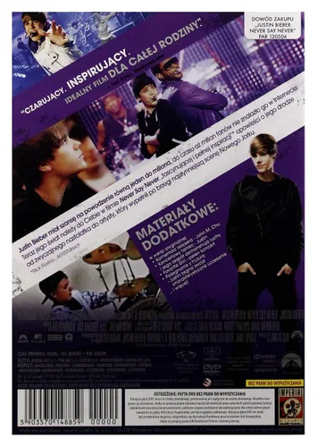 Vista 2 de Justin Bieber: Never Say Never [DVD] (English audio. English subtitles)