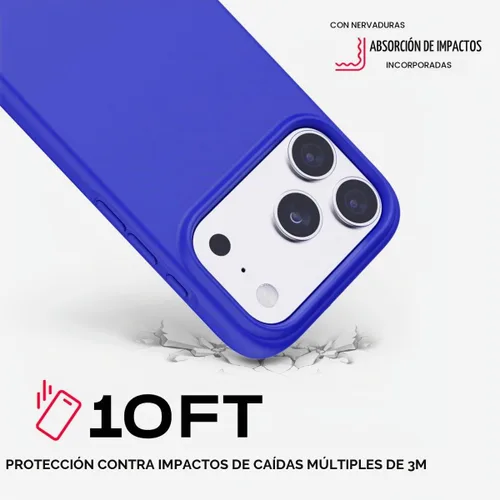Vista 8 de Tech21 EvoLite con MagSafe para Apple iPhone 17 Pro Azul eléctrico