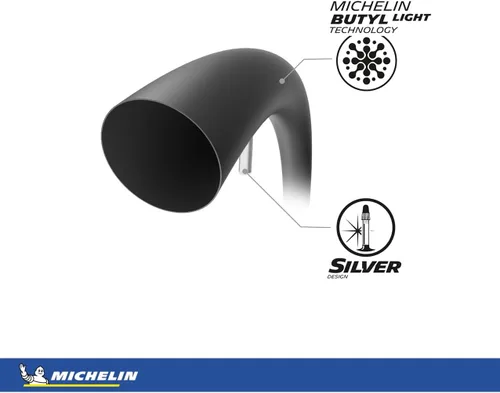 Vista 3 de Michelin Airstop - Tubos para bicicleta, caucho butílico, Presta/Schrader/Regina/Madera, 26", 27.5", 27 x 1 1/4, 700c, 29", carretera, montaña
