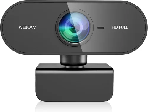 Vista 6 de Cámara web 2K para PC con micrófono, cubierta deslizante de privacidad, cámara web de transmisión para laptop Mac, cámara externa USB