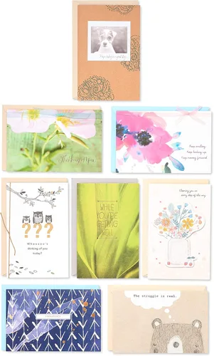Vista 14 de American Greetings Tarjetas de cumpleaños surtidas de alta calidad, diseños contemporáneos (8 unidades)