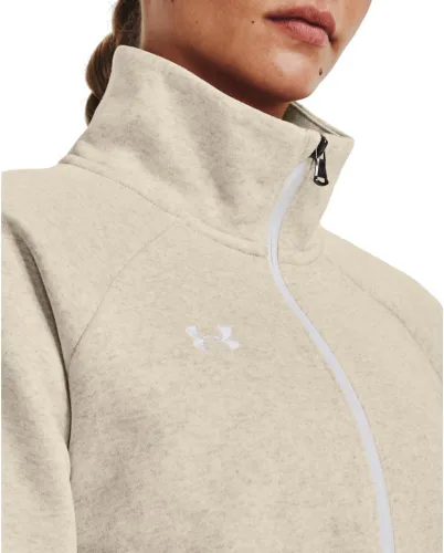Vista 3 de Under Armour Forro polar Rival con media cremallera para mujer