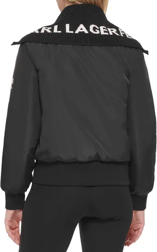 Vista 4 de Karl Lagerfeld Paris Women's Bomber Jacket