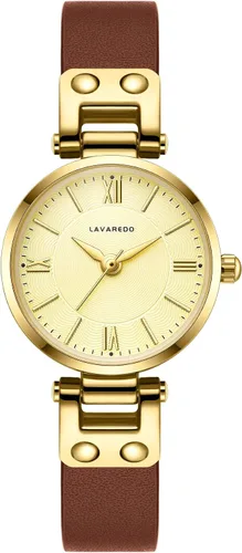 Vista 9 de BEN NEVIS Relojes para mujer, elegante, clásico, pequeño, de cuero dorado 001-Marrón Dorado-P