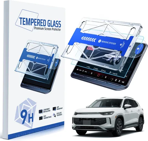 Vista 18 de Protector de pantalla brillante para Tesla Model Y 2026 Juniper Premium/Performance (más claro y suave), protector de pantalla de vidrio templado