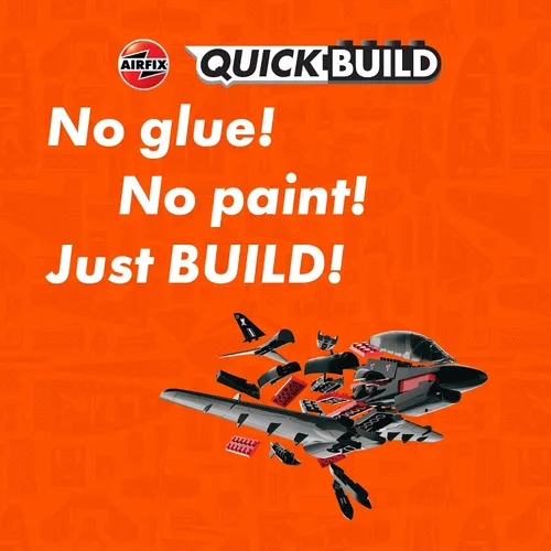 Vista 2 de Airfix Quickbuild BAe Hawk - Kit de modelo de avión, construcción rápida