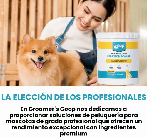 Vista 8 de Groomer's Goop Desengrasante para mascotas antes del baño (28 oz)