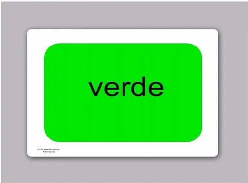 Vista 2 de Tarjetas de vocabulario - Los colores - Tarjetas de colores en español para bebés de 1 a 2 años, niños pequeños de 2 a 4 años, niños, niños y adultos