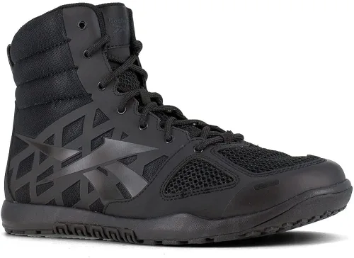Vista 4 de Reebok Nano Botas tácticas para hombre de 6", Negro