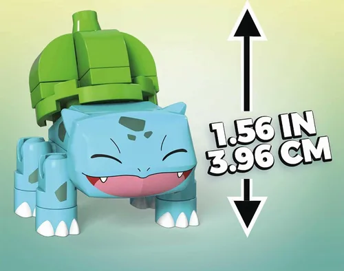 Vista 5 de Mega Construx Pokemon Bulbasaur - Juego de construcción, juguetes de construcción para niños [Exclusivo de Amazon]