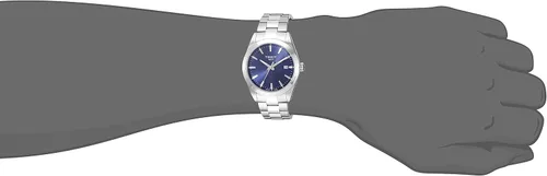 Vista 2 de Tissot Mens Gentleman Stainless Steel Dress Watch Grey
