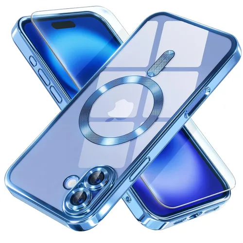 Vista 105 de Misea Funda magnética para iPhone 14 compatible con MagSafe [nunca amarillenta] [protección contra caídas de grado militar] protector completo