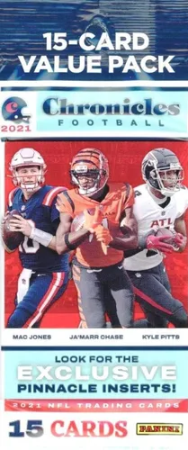 Vista 2 de 2021 Panini Chronicles NFL Football VALUE box (12 pks/bx, ***Panini did NOT factory wrap this release***)