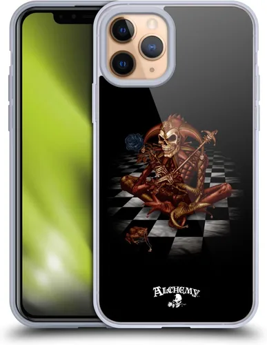 Vista 54 de Head Case Designs Funda de gel con licencia oficial de Alchemy Gothic 13 Dagger Illustration [protección de grado militar] compatible con Apple