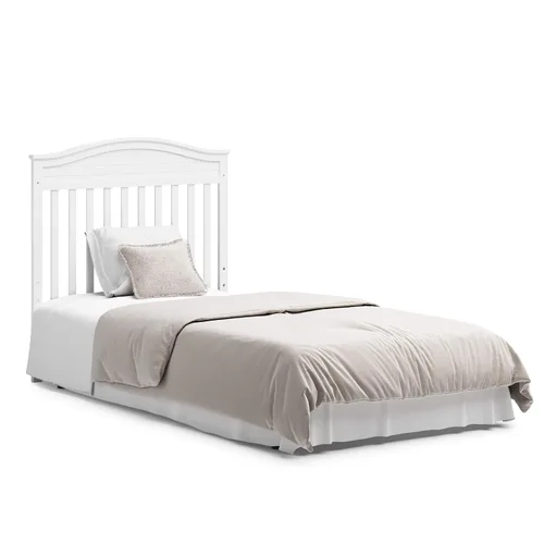 Vista 7 de Graco Stella: Cuna convertible mini 4 en 1 con colchón adicional (blanco) – Incluye colchón adicional de 2.75 pulgadas de grosor con cubierta