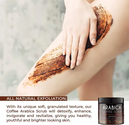 Vista 3 de O Naturals Exfoliante, exfoliante natural de sal del mar muerto, limpieza profunda para rostro y cuerpo. Tonos ayuda a la piel grasa, removedor