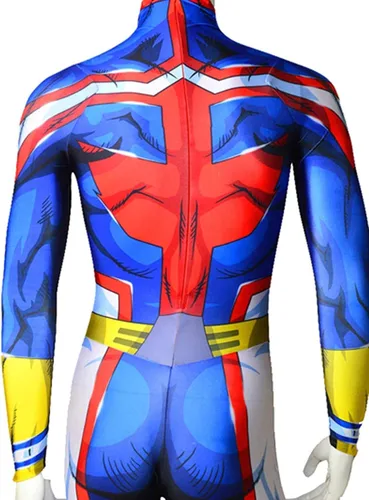 Vista 4 de Cosplay Life - Disfraz de My Hero Academia para Cosplay - Disfraz de animé Boku No Hero, traje de cuerpo entero con tela de licra para Cosplay