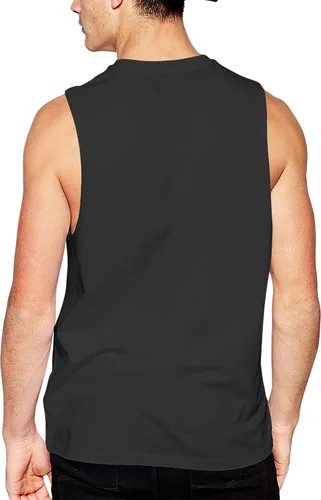 Vista 2 de Hat and Beyond Mens Active Muscle Tank Top Athletic Boxing Gym Workout Shirts 1TA01_negro