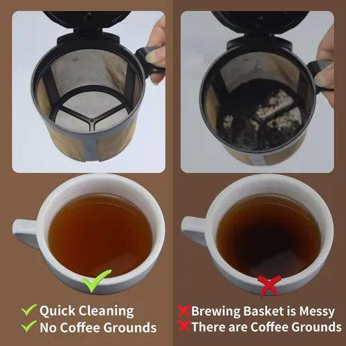 Vista 8 de Filtros de papel de café desechables para Ninja Pod & Grounds Single Serve 150 filtros