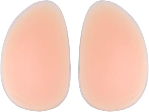 Vista 5 de YiZYiF 1 Pair Drop Shaped Silicone Butt Pads ThinThick Push Up Buttocks Enhancers Inserts for Women Panties