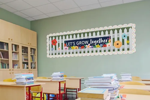 Vista 7 de Teacher Created Resources Acentos de flores silvestres - Tamaños surtidos (TCR6595)