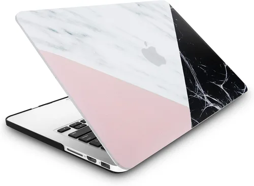 Vista 3 de KECC Compatible con MacBook Air de 13 pulgadas 2020 2019 2018 versión A1932 pantalla de retina + carcasa rígida protectora de plástico Touch ID +