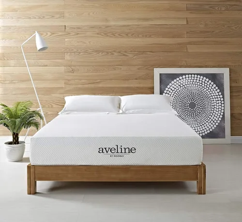 Vista 11 de Modway Aveline - Colchón de tamaño Gemelo de espuma viscoelástica con infusión de gel, de 6 pulgadas, con certificación CertiPUR-US