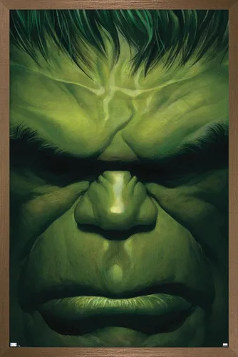 Vista 12 de Marvel Comics Hulk - Póster de pared de The Immortal Hulk #18, 22.4 pulgadas de largo x 14.7 pulgadas de ancho, versión enmarcada de madera