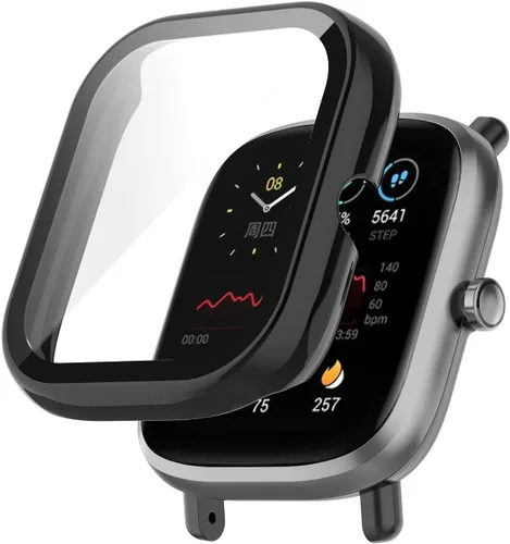 Vista 10 de TenCloud Protector de pantalla compatible con Amazfit Bip U Pro, fundas de accesorios para relojes inteligentes, resistentes a los arañazos