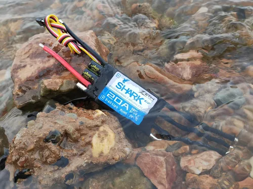 Vista 9 de ZTW Barco Serie Shark ESC (Shark G2 20A SBEC)