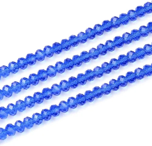 Vista 28 de 500 piezas de cuentas de cristal checo facetadas rondelle de 4 mm, pequeñas y diminutas, espaciadoras a granel, color amatista púrpura para hacer