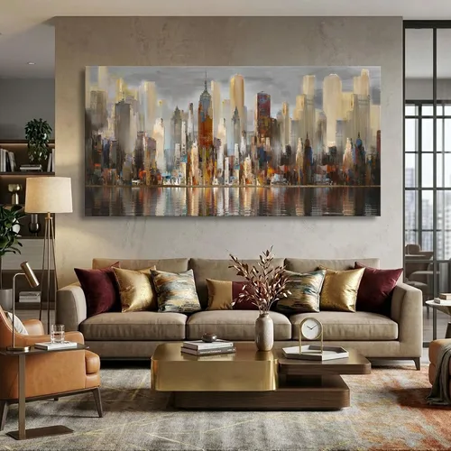 Vista 10 de Mofutinpo Arte de Pared de Árbol Rojo en Blanco y Negro Impresión en Lienzo Cuadro Paisaje de Árbol Rojo Grande Obra de Arte Moderna para Sala